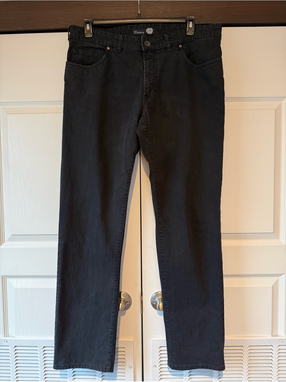 Atelier Gardeur Nevio 11 Regular Fit Men’s Black Denim Jeans Size 38/34